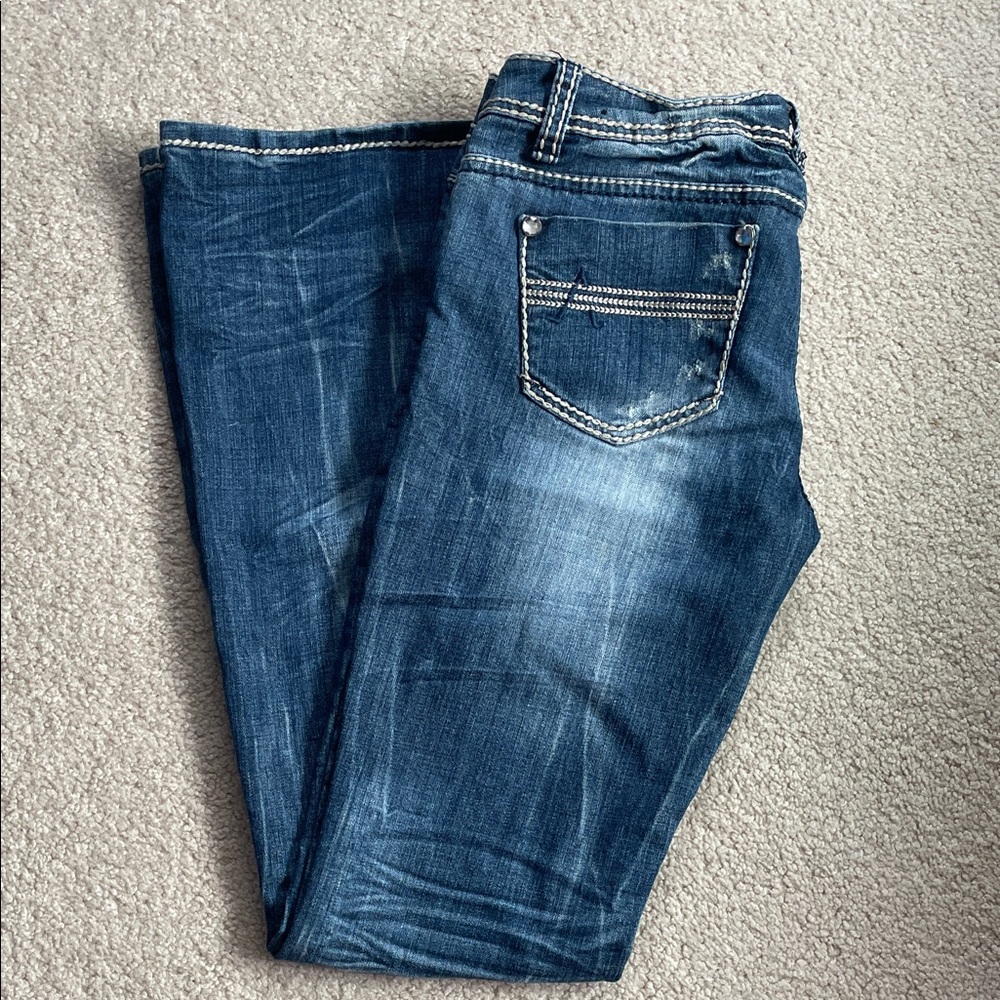 Almost Famous Stylish Blue Women's Jeans